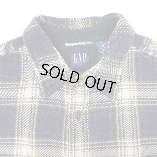 画像3: Early 00's OLD GAP ヘビーネルシャツ (3)