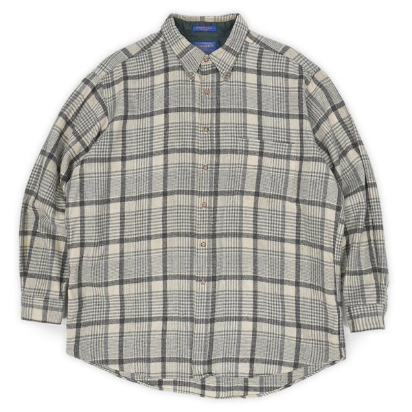 画像1: 00's PENDLETON ウールボタンダウンシャツ "MADE IN USA" (1)