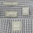 画像2: 90-00's ARROW ボタンダウンシャツ "BIG OXFORD / GRAY PLAID" (2)
