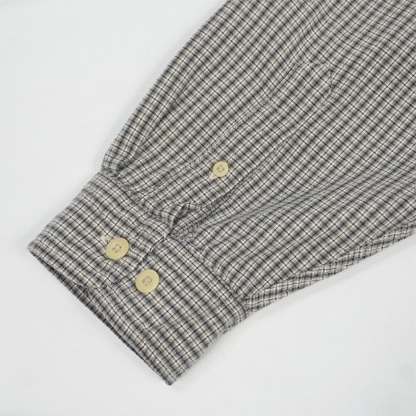 画像4: 90-00's ARROW ボタンダウンシャツ "BIG OXFORD / GRAY PLAID" (4)