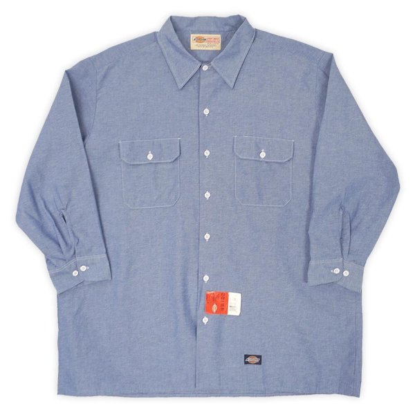 画像1: 00's Dickies シャンブレーシャツ "MADE IN USA / DEADSTOCK" (1)