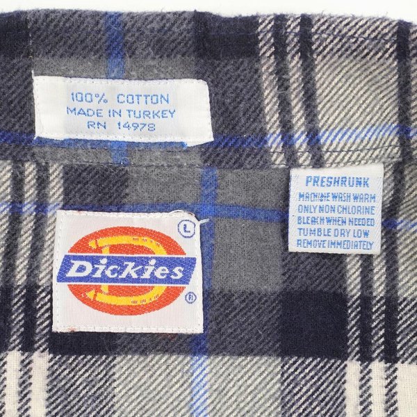 画像2: 80's Dickies プリントネルシャツ (2)