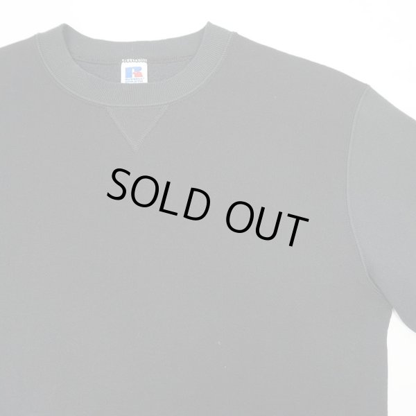 画像2: 80's RUSSELL ブランクスウェット "BLACK 2tone / MADE IN USA" (2)