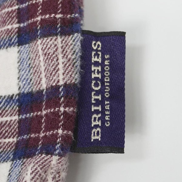 画像2: 90-00's BRITCHES サーマルライナー フランネルプルオーバー (2)