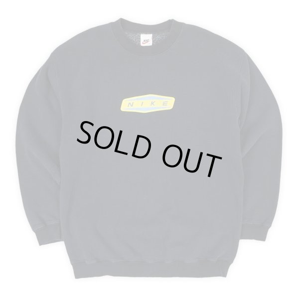 画像1: 90's NIKE ロゴプリント スウェット "BLACK" (1)