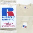 画像2: 90-00's RUSSELL 前V ブランクスウェット "LIGHT BEIGE" (2)