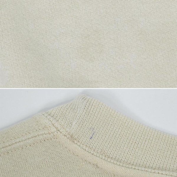 画像3: 90-00's RUSSELL 前V ブランクスウェット "LIGHT BEIGE" (3)