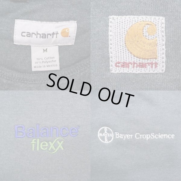画像3: 90's Carhartt スウェットパーカー "企業ロゴ刺繍" (3)