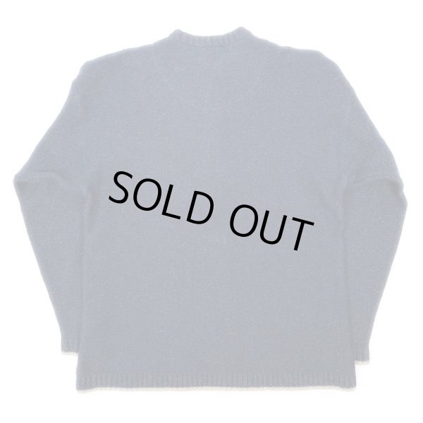 画像2: 00's Columbia ヘンリーネック ウールニット (2)