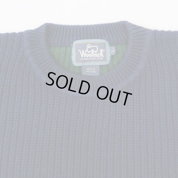 画像5: 90's Woolrich マルチカラー コットンリブニット (5)