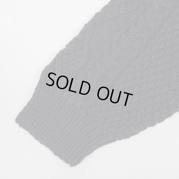 画像3: 90's unknown フィッシャーマンセーター "BLACK" (3)