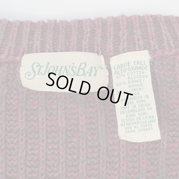 画像2: 80's ST JOHN'S BAY コットンニット (2)