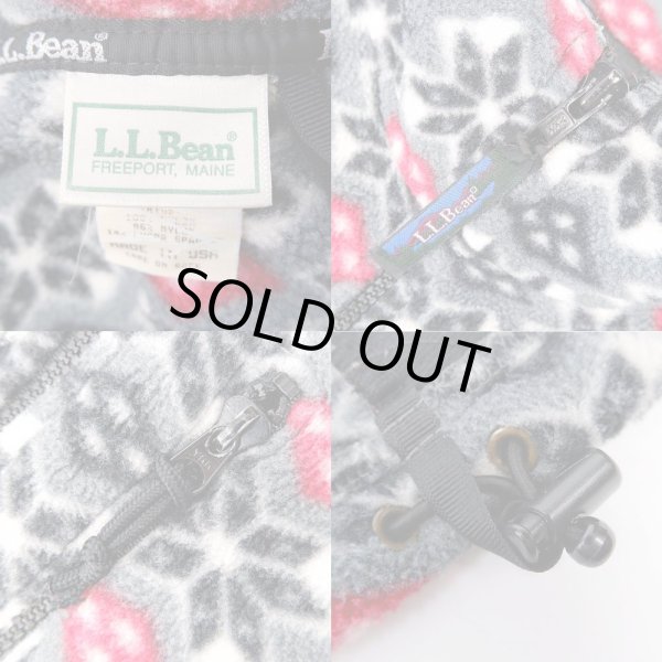 画像3: 90's L.L.Bean 総柄 フリースベスト “MADE IN USA” (3)
