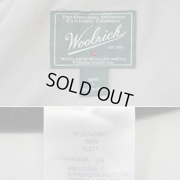 画像2: 90-00's Woolrich パイルフリースベスト "BLACK" (2)