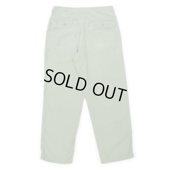 画像2: 60's US.ARMY コットンサテン ベイカーパンツ (2)