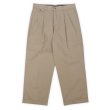 画像1: Early 00's DOCKERS 2タックチノトラウザー “KHAKI / W34 L29” (1)