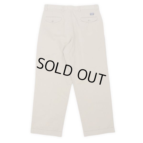 画像2: Early 00's DOCKERS 2タックチノトラウザー “KHAKI / W34 L29” (2)