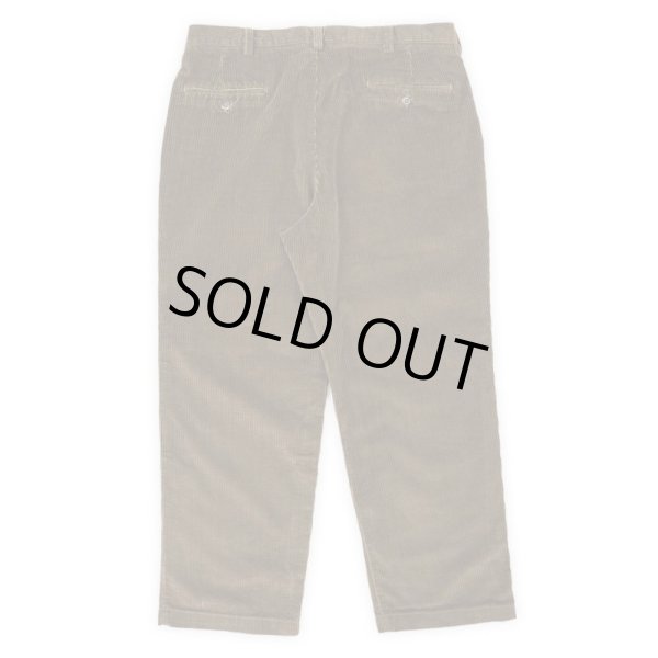 画像2: 90's hagger ２タック 太畝コーデュロイトラウザー "W34 L29" (2)