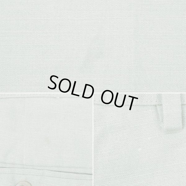 画像5: 90's DOCKERS 2タック リネントラウザー "W34 L32" (5)