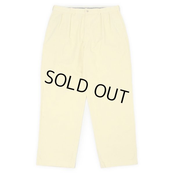 画像1: 90's Polo Ralph Lauren 2タック チノトラウザー "ANDREW PANT / W36 L30 / YELLOW" (1)