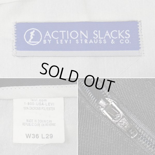 画像3: 00's Levi's アクションスラックス "BLACK / W36 L29" (3)