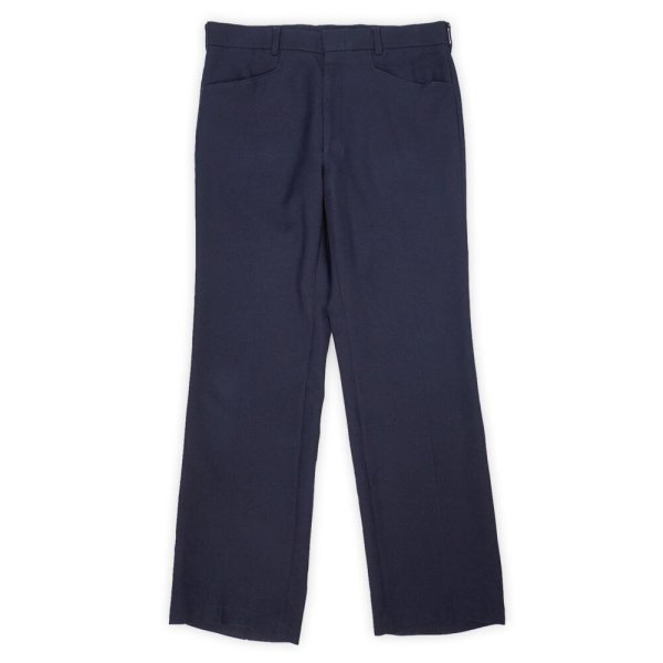画像1: 80's Levi's アクションスラックス "実寸W34 L30 / NAVY" (1)