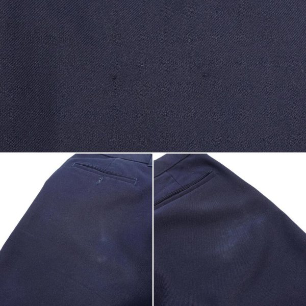 画像4: 80's Levi's アクションスラックス "実寸W34 L30 / NAVY" (4)
