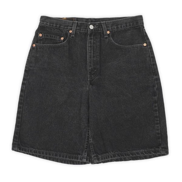 画像1: 90's Levi's 550 ブラックデニムショーツ “W32 L00 / MADE IN USA” (1)