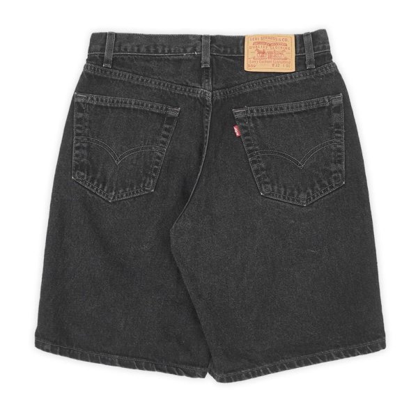 画像2: 90's Levi's 550 ブラックデニムショーツ “W32 L00 / MADE IN USA” (2)