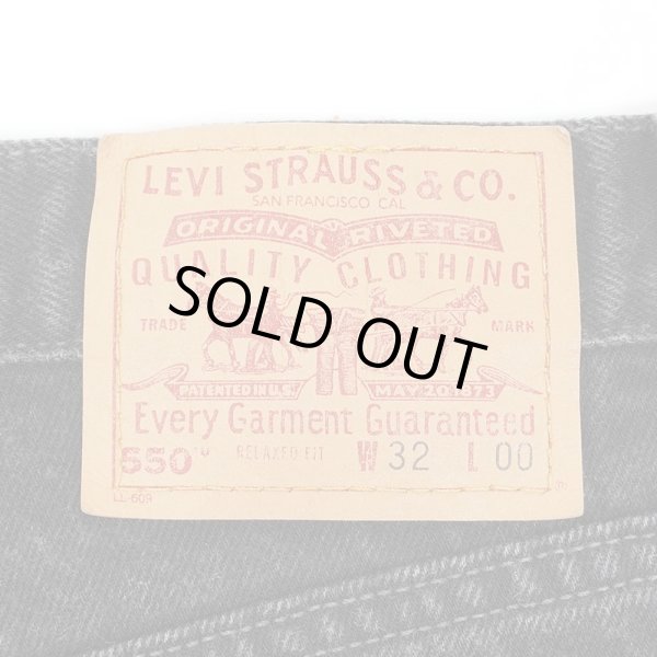 画像3: 90's Levi's 550 ブラックデニムショーツ “W32 L00 / MADE IN USA” (3)
