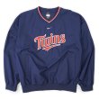 画像1: 00's NIKE Vネック プルオーバー "Minnesota Twins" (1)