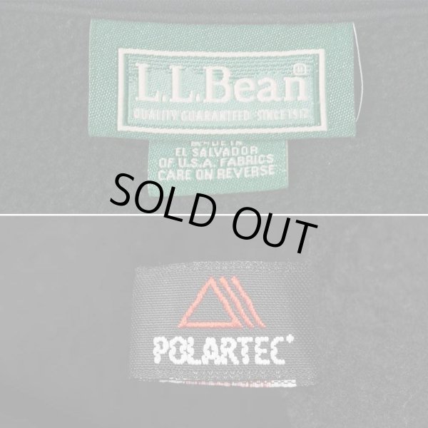 画像2: Early 00's L.L.Bean パイルフリースジャケット “POLARTEC / BLACK” (2)