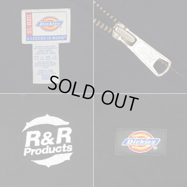 画像2: 00's Dickies ワークジャケット "BLACK" (2)