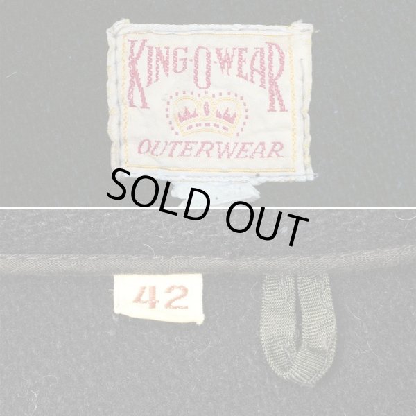 画像2: Early 60's KING-O-WEAR ウールスポーツジャケット "size 42" (2)