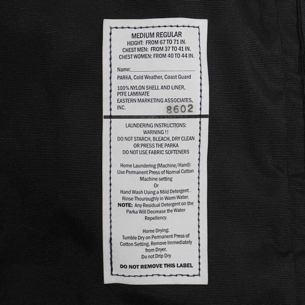 画像2: US.COAST GUARD GORE-TEX PARKA "MEDIUM-REGULAR / DEADSTOCK" (2)