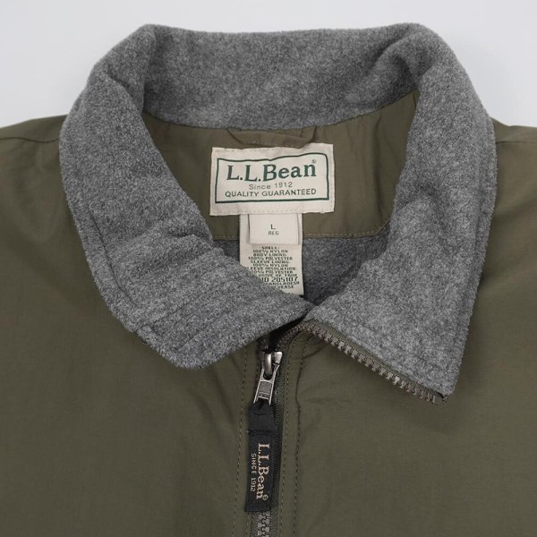 画像3: 00's L.L.Bean ウォームアップジャケット "Olive Green" (3)