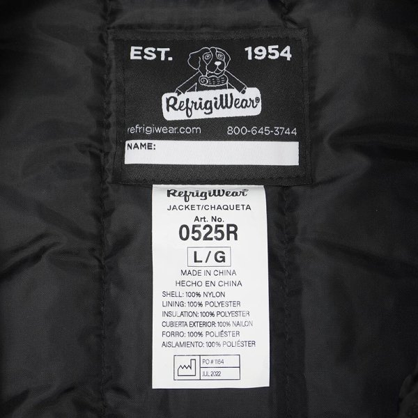 画像2: 00's Refrigiwear キルティング ワークジャケット "DEADSTOCK" (2)