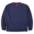 画像1: 90's Polo Ralph Lauren クルーネック ウインドブレーカー “NAVY” (1)