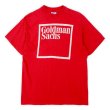 画像1: 90's Goldman Sachs ロゴプリントTシャツ “MADE IN USA” (1)