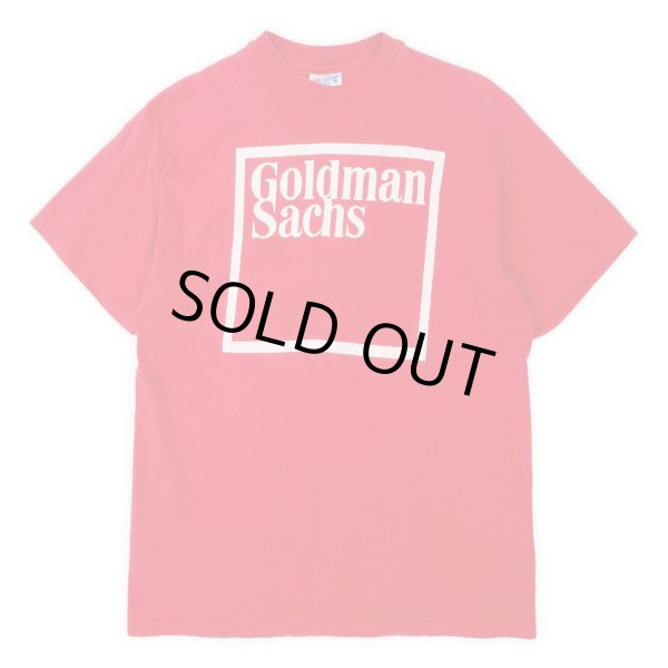 画像1: 90's Goldman Sachs ロゴプリントTシャツ “MADE IN USA” (1)