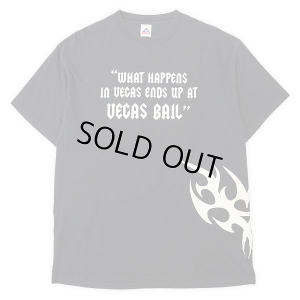 画像2: 00's VEGAS BAIL マルチプリントTシャツ (2)