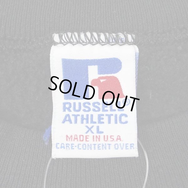 画像2: 90's RUSSELL カレッジロゴ スウェット “BLACK / MADE IN USA” (2)