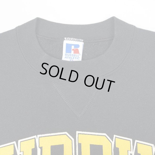 画像3: 90's RUSSELL カレッジロゴ スウェット “BLACK / MADE IN USA” (3)