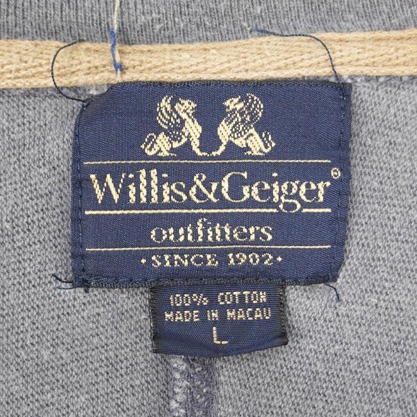 画像2: 90's Willis & Geiger L/S フットボールTシャツ (2)