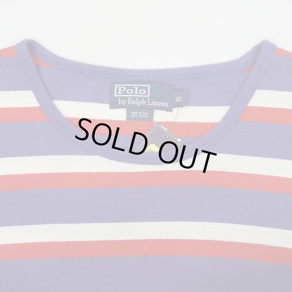 画像3: 00's Polo Ralph Lauren マルチボーダーTシャツ "DEADSTOCK" (3)