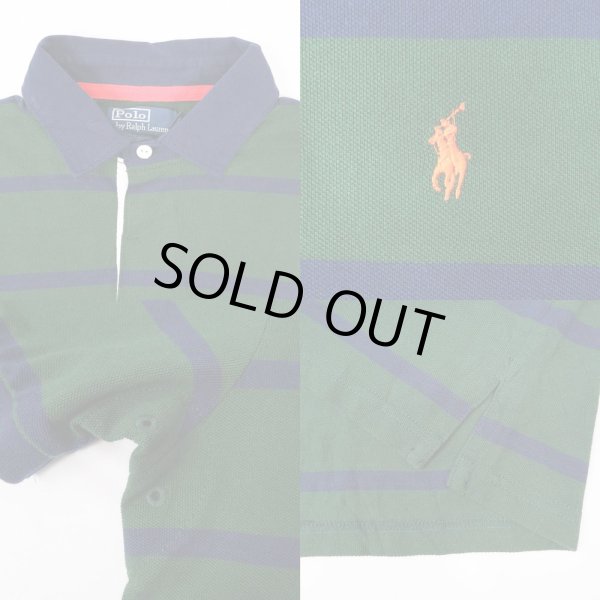 画像3: 90's Polo Ralph Lauren ボーダー柄 ポロシャツ "DEADSTOCK" (3)