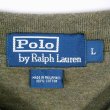 画像2: 90's Polo Ralph Lauren L/S ポロシャツ “OLIVE” (2)