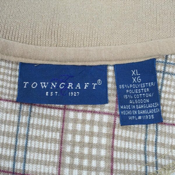 画像2: 90's TOWN CRAFT リブ付き ポロシャツ (2)