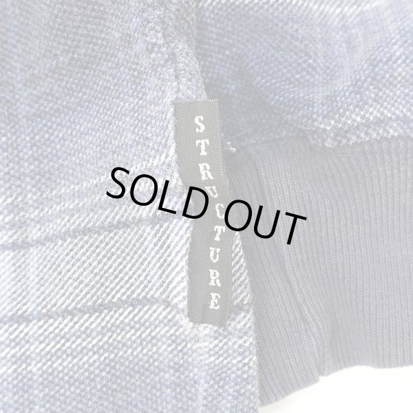 画像4: 90's STRUCTURE オンブレチェック柄 L/S ポロシャツ (4)