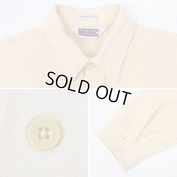 画像4: 80's BIG MAC シャモアクロス ワークシャツ (4)